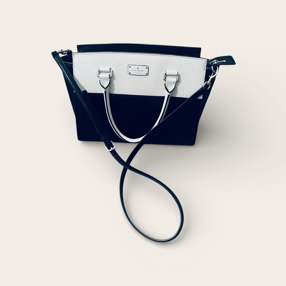 Kate Spade Two-Tone Black and White Satchel